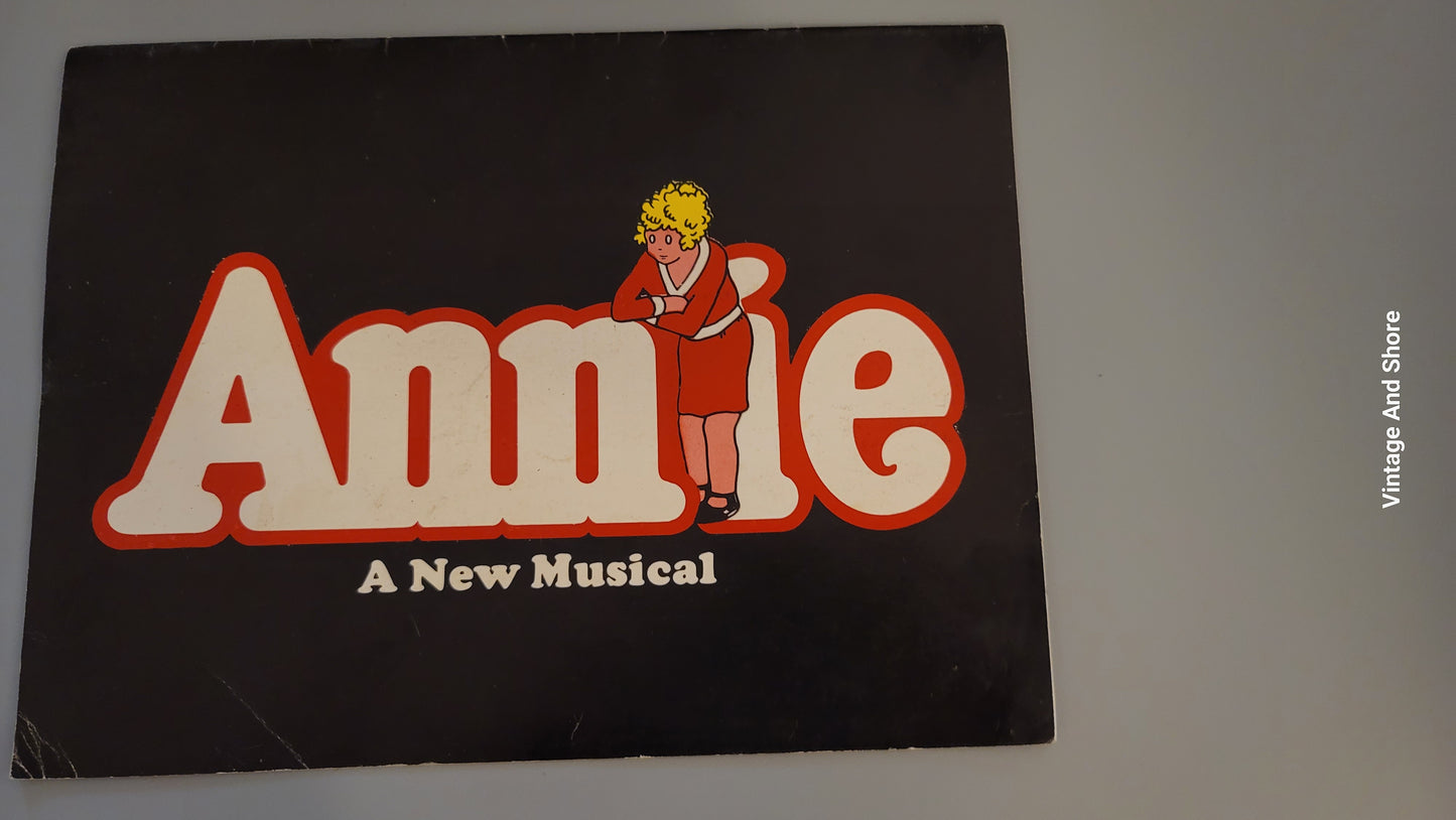 1977 Annie a new Musical Advertisement