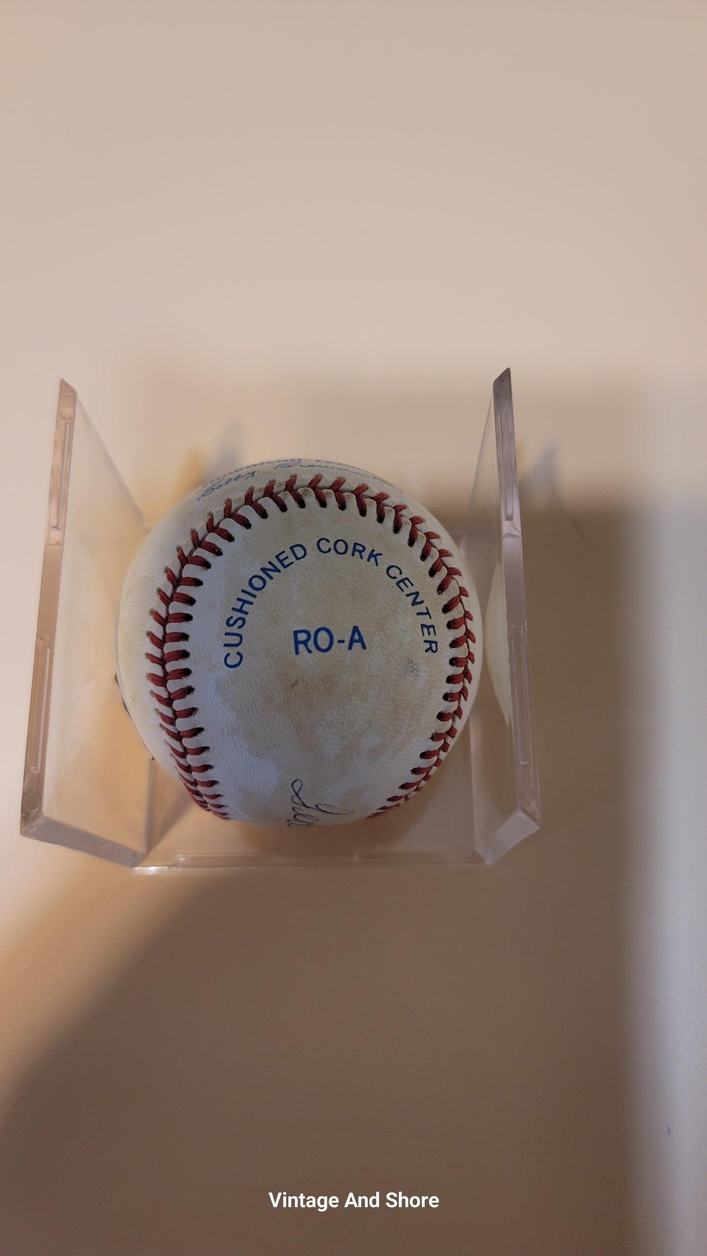 Ted Williams Autographed Basbeball With GFA COA