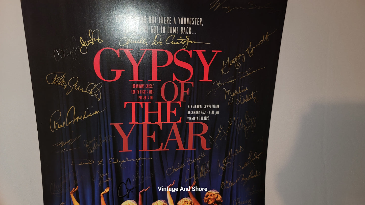 Autographed Gypsy of the Year Poster.