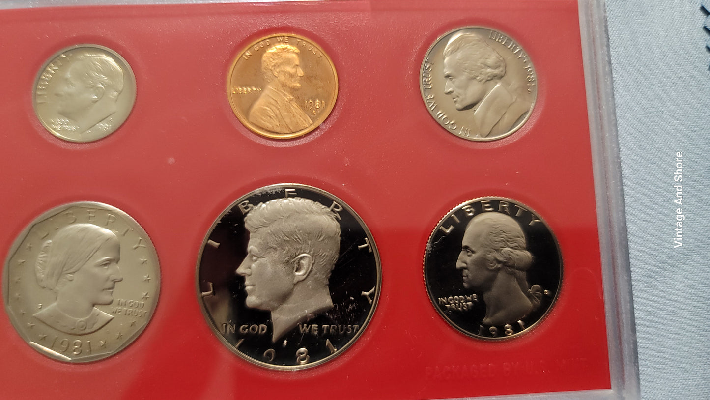 1981 US Mint Proof Set