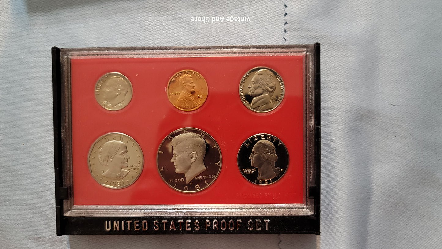 1981 US Mint Proof Set