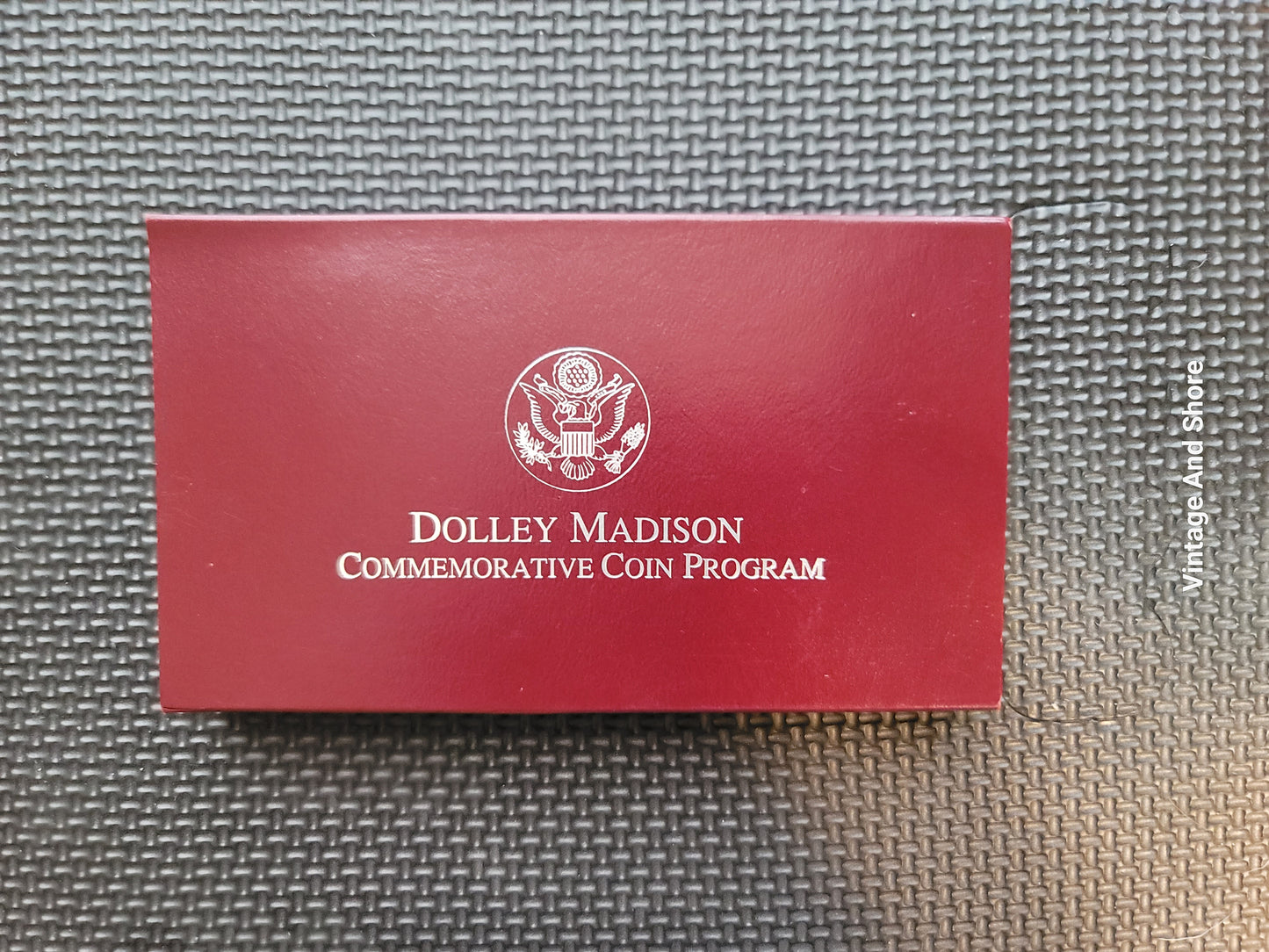 US Mint Commemorative Dolly Madison Silver Dollar Coin.