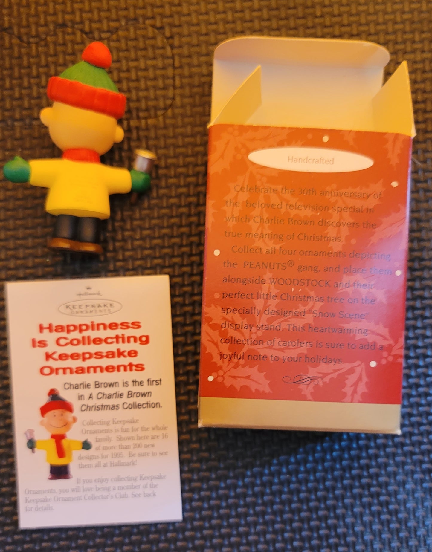 Vintage 1995 Hallmark Charlie Brown Ornament