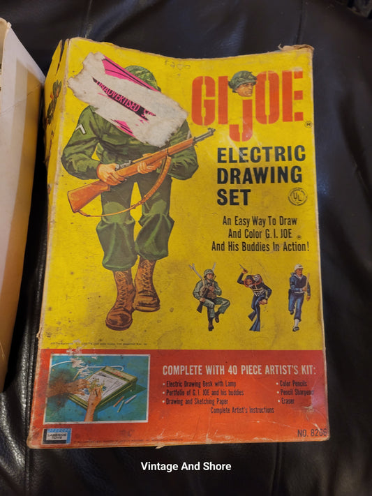 Vintage Gi Joe Drawing Set